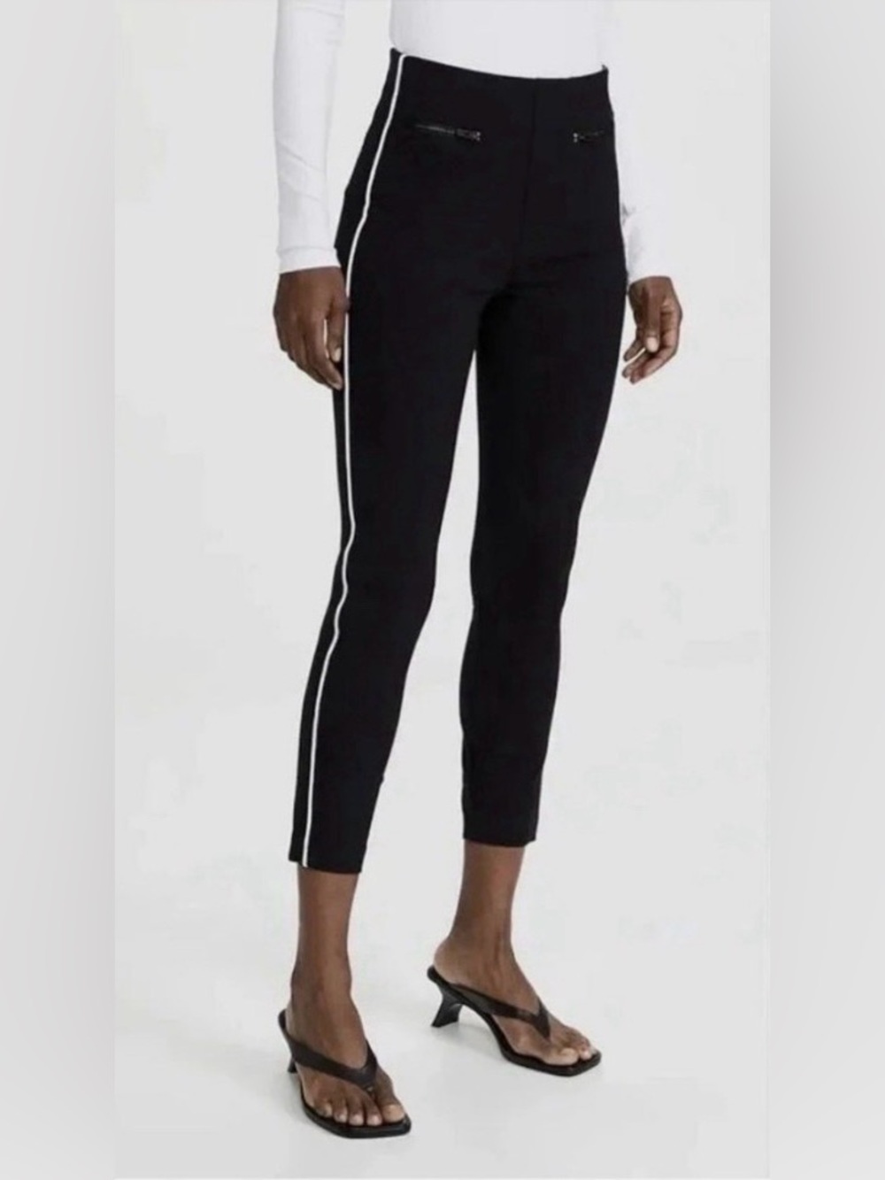 SPANX The Perfect Pant Piped Skinny Cropped Pant